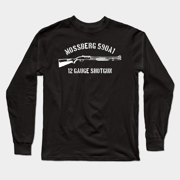 590 a1 12 sauge shotgun Long Sleeve T-Shirt by GREEN SOLDIER